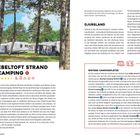 "Ebeltoft Strand Camping" in großen Buchstaben. Beschreibung von Campingplätzen. Weitere Infos zu Djursland und Umgebung.