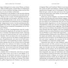 Texte: „MEIN LEBEN MIT HÜHNERN“ und „CHICKEN BOY“. Seiten 18 und 19.  
Links: Erzählung über Schlösser, Hühner und Deborah, Herzogin von Devonshire.  
Rechts: weitere Details über Chatsworth und das Leben mit Hühnern.