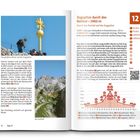 Überschrift: "Übersichtskarte". Eine detaillierte farbige Straßenkarte, zeigt Orte wie Garmisch-Partenkirchen und Mittenwald.
