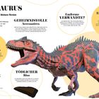 Allosaurus: Ein mutiger Räuber, entfernte Verwandte des T-Rex. Tödlicher Biss, scharfe Augen, geheimnisvolle Accessoires.