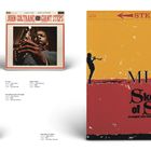 Links oben: "ETTA JAMES at last!", daneben: "JOHN COLTRANE GIANT STEPS", rechts: "MILES Sketches of Spain". Unten: "Ray Charles THE GENIUS HITS THE ROAD".