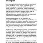 Kapitel 8: Gefühle zulassen statt bekämpfen. Text beschreibt den Umgang mit unangenehmen Gefühlen und die ACT-Methode.