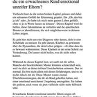 Kapitel 3: Erkenne dich selbst: Bist du ein erwachsenes Kind emotional unreifer Eltern? Text über Selbstwahrnehmung.