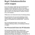 Kapitel 9 beschreibt die 90-Sekunden-Regel zur Unterbrechung von Gedankenschleifen, basierend auf neurobiologischen Erkenntnissen.