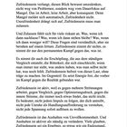 Text über Zufriedenheit und Unzufriedenheit, den Kampf gegen Realität, das aktive Zulassen und Aushalten von Unvollkommenheit.