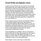 Kapitel 10: Social Media und digitales Leben. Diskussion über das Verhalten von Teenagern und Erziehung in der digitalen Welt.