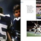 Texte: „The Boz“, „Steve Largent“, „Norm Johnson“, „Terry Taylor“. Ein Football-Spieler im Vordergrund mit 55.