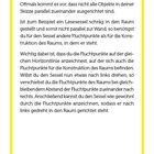 Text: "MEHRERE FLUCHTPUNKTE Oftmals kommt es vor, dass nicht alle Objekte in deiner Skizze parallel zueinander ausgerichtet sind..." 
Der Text steht in einem gelben Rahmen.