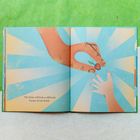 Text: "The future will look so different because of our hands." Zwei Hände, eine groß und eine klein, mit einem Samen.