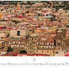 Text: "Mexico City", "8", "CASARES EDITION".
Luftaufnahme von bunter, dichter Stadt mit historischer Kathedrale.