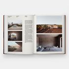 Links: "Valerio Olgiati", "Villa Além, 2014", "Alentejo, Portugal". Rechts: Bilder moderner Architektur.