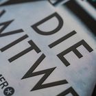 Text: "DIE WITWE" und "DROEMER". Es handelt sich um ein Buchcover in kühlen Farbtönen.