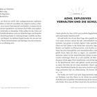 Kapitel 6: ADHS, explosives Verhalten und die Schule. Tipps zur Deeskalation und Umgang mit ADHS in schulischen Kontexten.