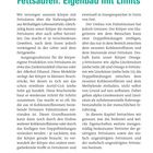 Artikelüberschrift: "Fettsäuren: Eigenbau mit Limits". Untertitel: "Von Alpha bis Omega: Die wichtigsten Fettsäuren". Text beschreibt Fettsäurenproduktion im Körper.