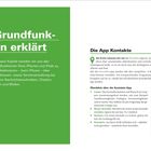 Die Grundfunktionen erklärt. Die App Kontakte. Als Erstes schauen wir uns die Kontakte-App an. Liste: Ihre Kontakte...