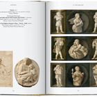 Titel: RAPHAEL. Werke: Zeichnung von 1507, Marmorskulpturen ca. 1504–1506, Predella von 1506/07. Illustrationen von Engeln und Figuren.