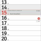 August-Kalender mit Feiertagen: 
1. Nationalfeiertag (CH)
15. Mariä Himmelfahrt
Aufgeführte Sonnen- und Mondzeiten.