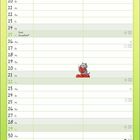 Text oben: "Name", "Nationalfeiertag(CH)", "Mariä Himmelfahrt*".

Unten: 

"Geborgenheit ist ein Dach über dem Kopf, viel Spaß und ... dich an meiner Seite."

Illustration: Zwei Katzen, eine auf einem Koffer, die andere auf einem Sessel.

Datum: "AUG".