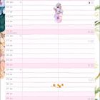 Kalenderseite August. Feiertage: 1. Nationalfeiertag (CH), 15. Maria Himmelfahrt. Florale Illustrationen oben und unten.