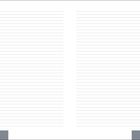 Text "ADRESSEN" unten links und rechts; zwei leere, linierte Seiten.