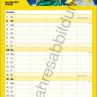 "August 2026" oben links, "vorjahresabbildung" diagonal, "BVB 09" Logo oben rechts, Kalender mit August-Daten.