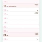 "August" steht oben. Unten eine Illustration: Ein faules, graues Tier in einer Keksform. Text: "So Lazy can't move."