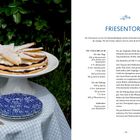 FRIESENTORTE. Die Friesentorte ist eine Art Nationalheiligtum. Zutaten: Weizenmehl, Schmand, Sahne, Zimt, Pflaumenmus.