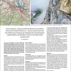 Dachstein-Südwandhütte | 1871 m | Dachsteingebirge. Zitat über Klettern von Dr. Carl Diener, 1909. Illustration einer Karte und Kletterbild.