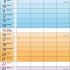 Kalender: August 2027, Feiertage: 1. Bundesfeier, 8. Augsburger Friedensfest, 15. Mariä Himmelfahrt. Tage farbig markiert.