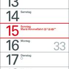 Kalender für August 2027. Wichtige Daten: 1. Bundesfeiertag, 8. Augsburger Friedensfest, 15. Maria Himmelfahrt.