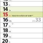 Kalender für August 2027. Feiertage: 1. Bundesfeiertag, 8. Augsburger Friedensfest, 15. Mariä Himmelfahrt.