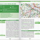 Text: Die Marco Polo Bucketlist. Das musst du im Loire-Tal erlebt haben. Kapitelüberschriften zu Aktivitäten. Im Hintergrund eine Flusslandschaft mit Bäumen.