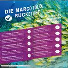 DIE MARCO POLO BUCKETLIST: Party am Strand, Schatzsuche, Schnupperkurs, Rum, Schlemmen, Abtauchen, Vögel beobachten, Radeln, Kajak, Klettern.