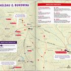 "DIE MARCO POLO BUCKETLIST: Das musst du in Rumänien erlebt haben." Liste von 10 Erlebnissen auf einer Berglandschaft.