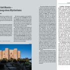Seite 200: "Castel del Monte – der Klang eines Mysteriums"; Seite 201: "Unzählige Deutungen wurden angestellt..."
