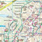 Straßennamen und Sehenswürdigkeiten wie "Balti Jaam", "NUKU muuseum", "Toompea" und "Pikk". Kartendarstellung mit Routen.