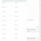 6. August 2026 bis 9. August 2026, Woche 32, August, Friedenfest, "Meine Belohnung". Ein Kalenderblatt mit Linien zum Schreiben.