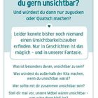 Text fragt nach Situationen in der Kita, in denen man unsichtbar sein möchte, und ob man zugucken oder Quatsch machen würde.