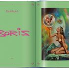 Texte: "Boris Vallejo", "BORIS". Illustration einer Flügel-Frau mit schwebender Kugel, die eine andere Frau zeigt.