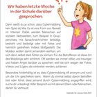 "Wir haben letzte Woche in der Schule darüber gesprochen." Illustration eines Kindes, das erstaunt schaut.