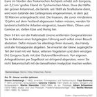 **vor der Küste Italiens**

Geschichte der Insel Gorgona und ihrer Nutzung als Strafkolonie, Besichtigung nur durch Führungen.