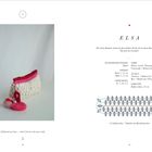 Nummer 1, ELSA: Anleitungen für eine Tasche aus dickem Garn. Schwierigkeit mittel. Bild einer häkeln Tasche.