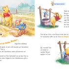 „Brauchst du Hilfe, Puuh?“ fragt Ruh. „Ein Tag im Garten“. Rabbit zeigt Puuh, wie man den Wassereimer benutzt.