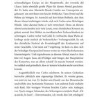 Kapitel 2: Zielperson konnte entkommen. Text beschreibt eine Geschichte um Carlos Santacruz und seine Pläne.