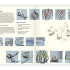 Text: "Storytelling", "Checklist", "Ideen fürs Outdoor-Kopfkino". Illustrationen von Zwiebeln, Messern, und einer angelnden Person.