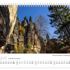August, 15.08. Maria Himmelfahrt. Bizarre Formationen in der Felsengasse im Bielatal. Steile Felsen, blauer Himmel.