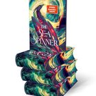 Buchtitel: "The Sea Spinner" von Julie Johnson, markiert als "SPIEGEL Bestseller-Autorin". Cover mit farbenprächtigem Vogel.