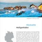 Vorderseite: 5. März, Freitag. Rückseite: Heiligenhafen, Schleswig-Holstein. Abbildung: Küste mit stürmischer See und Häusern.