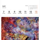 Juni KW 23: 7-13. Ästhetische Steinstruktur mit bunten Farben. Petrified Forest National Park, USA.