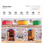 Dezember, KW 50, 13-19.12.2027; bunte, geometrisch verzierte Gebäude in Assuan, Ägypten.